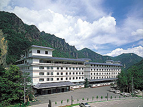 層雲峡　朝陽亭