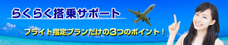 フライト指定プランだけの3つのポイント1