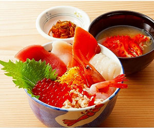 海鮮食堂「北のグルメ亭」にて選べる海鮮メニュー